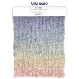 Butika.hu hobby webáruház - Lana Gatto Cannella színátmenetes kötőfonal, alkapa, gyapjú, 50g, 9285, Blu