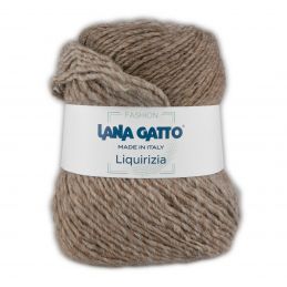 Lana Gatto Liquirizia színátmenetes kötőfonal, alpaka, akril, 100g, 9401, Cammello