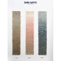 Butika.hu hobby webáruház - Lana Gatto Liquirizia színátmenetes kötőfonal, alpaka, akril, 100g, 9401, Cammello