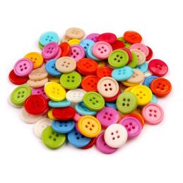 Butika.hu hobby webáruház - Műanyag színes gombok, 15mm, 10 db, 120247, színkeverék