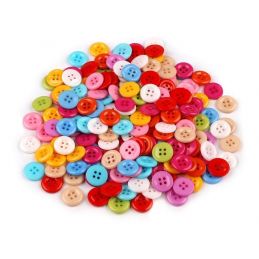 Butika.hu hobby webáruház - Műanyag színes gombok, 12mm, 10 db, 120308, színkeverék