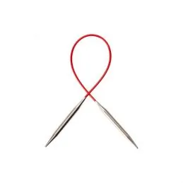 ChiaoGoo Knit Red körkötőtű, 23cm/3mm - CG6009-2.5