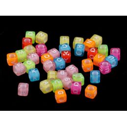 Butika.hu hobby webáruház - Műanyag gyöngyök betűkkel, 6mm, 90db, 200741