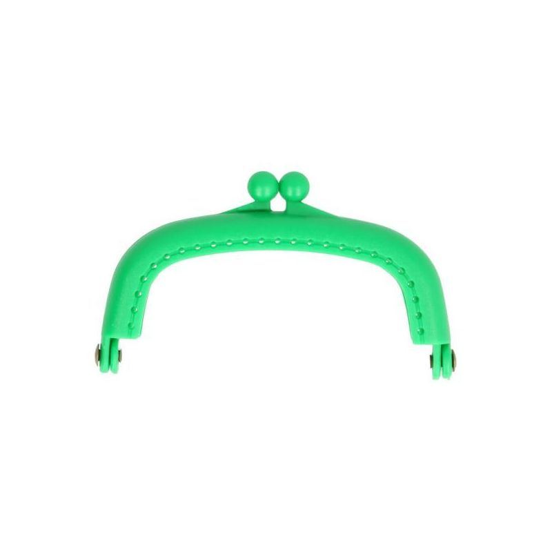 Butika.hu hobby webáruház - Opry felvarrható műanyag táska / pénztárca keret, 85mm, zöld, 95715