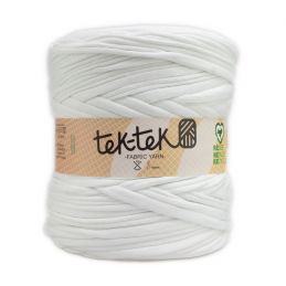 Butika.hu hobby webáruház - Tek-Tek pamut pólófonal, nagy gombolyag, fehér, Tek-100