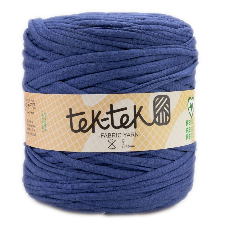 Butika.hu hobby webáruház - Tek-Tek pamut pólófonal, nagy gombolyag, harangvirág kék, Tek-124