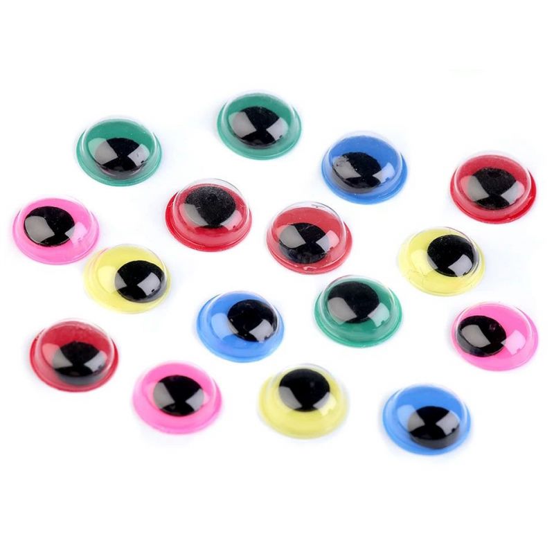 Butika.hu hobby webáruház - Ragasztható szemek babákhoz, plüssállatokhoz, 10mm, 25db, 750987, kék