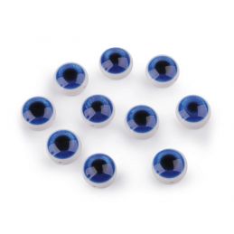 Felvarrható szemek babákhoz, plüssállatokhoz, Ø15mm, 2db, 830445, kék