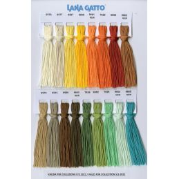Butika.hu hobby webáruház - Lana Gatto Cable5 kötő/horgoló fonal, egyiptomi Mako pamut, 50g, 7851- szürke színátmenetes