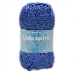 Butika.hu hobby webáruház - Lana Gatto Milo kötő/horgoló fonal, 100% mercerizált pamut, 50g, 8696, Light Blue