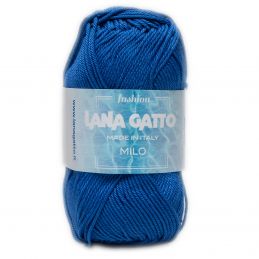 Lana Gatto Milo kötő/horgoló fonal, 100% mercerizált pamut, 50g, 8698, Royal Blue