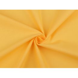 Egyszínű patchwork pamutvászon, 155cm/0,5m, sárga, 380797-37