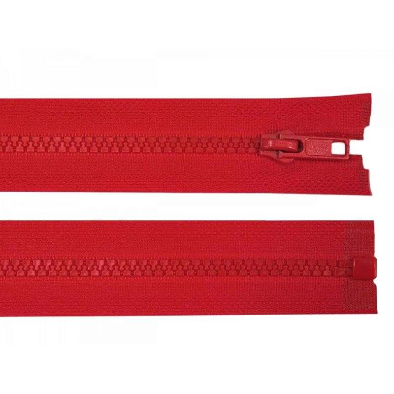 Butika.hu hobby webáruház - Műanyag fogú bontható cipzár, GT10, 5mm, 90cm hosszú, 590320, piros