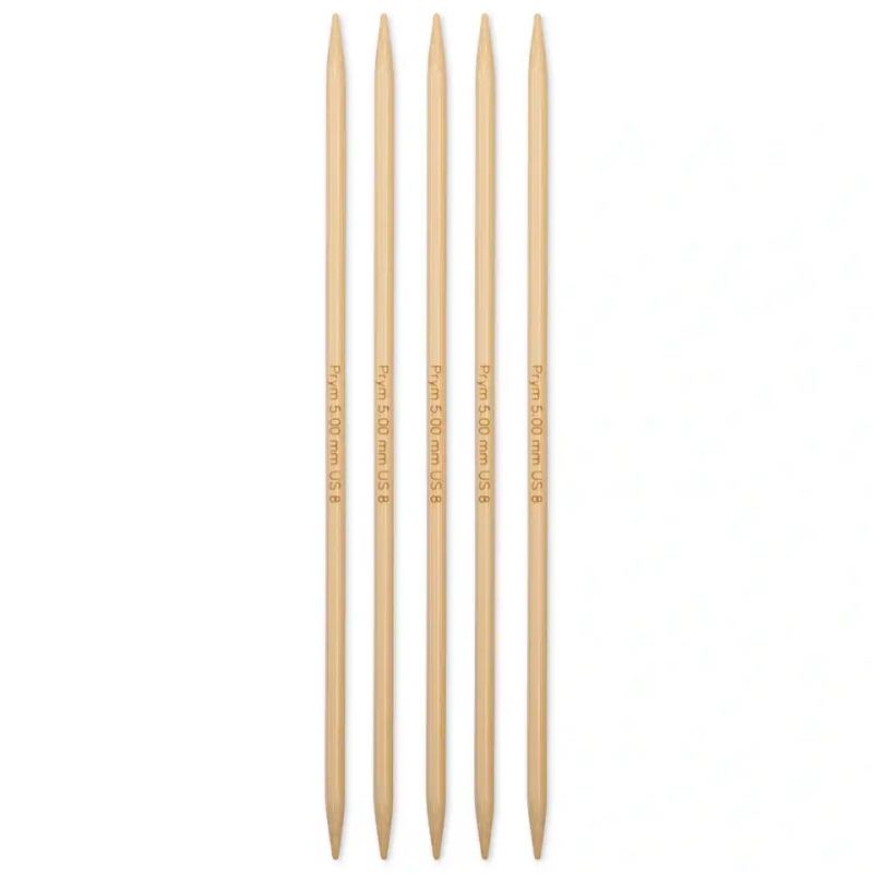 Butika.hu hobby webáruház - Egyenes, bambusz, zokni/harisnya kötőtű Prym, 5mm/20cm, 222216