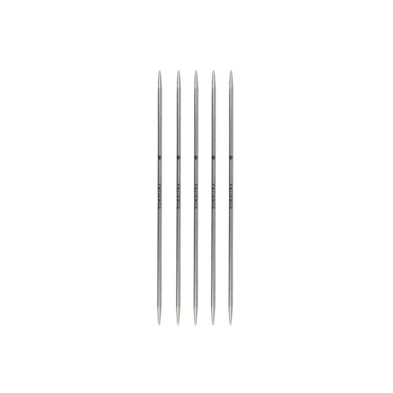 Butika.hu hobby webáruház - KnitPro Mindful egyenes, fém, zokni/harisnya kötőtű 2.75mm/15cm, K36004