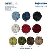 Butika.hu hobby webáruház - Lana Gatto Everest tweed kötőfonal, merinó és viszkóz, 14610, Grey/Gasperina