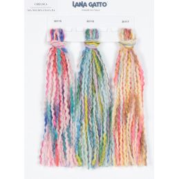 Butika.hu hobby webáruház - Lana Gatto Chelsea kötő és horgolófonal, gyapjú és pamut, 30117, Arancio multicolor