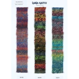 Butika.hu hobby webáruház - Lana Gatto Tramonto kötő és horgolófonal, 100% gyapjú, 30199, Marronblu