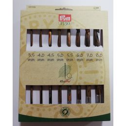 Cserélhető tuniszi horgolótű készlet Prym 1530 Knit Pro Natural, 223830