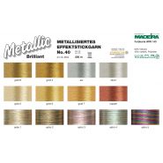 Butika.hu hobby webáruház - Metallic Madeira metál hímzőcérna, no40, 9842, 200m - 57 zöld