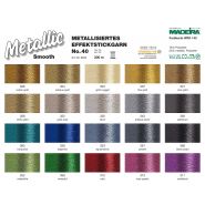 Butika.hu hobby webáruház - Metallic Madeira metál hímzőcérna, no40, 9842, 200m - 320 ezüst