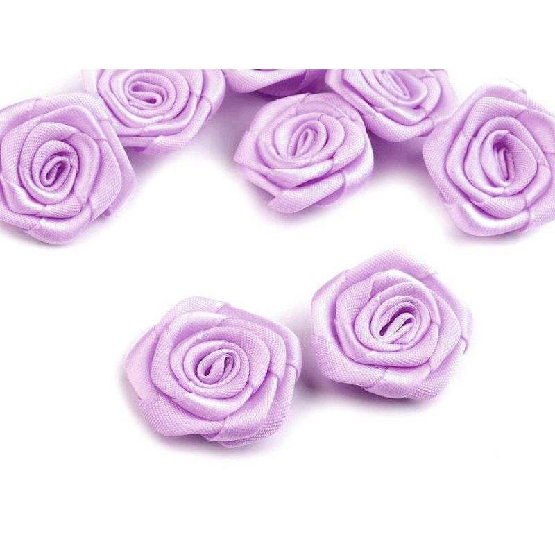 Butika.hu hobby webáruház - Felvarrható, szatén rózsa, 390571-11, lila