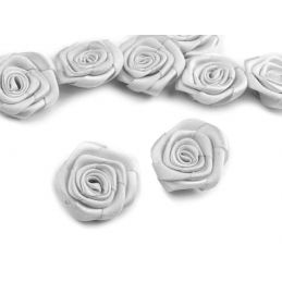Butika.hu hobby webáruház - Felvarrható, szatén rózsa, 390571-15, szürke