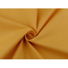 Egyszínű patchwork pamutvászon, 155cm/0,5m, mustársárga, 380797-74
