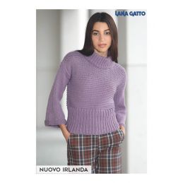 Butika.hu hobby webáruház - Trendi pulcsi Lana Gatto Nuovo Irlanda fonalból
