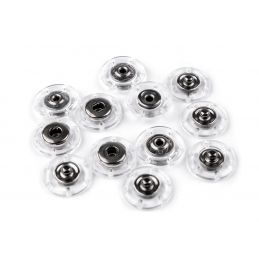 Butika.hu hobby webáruház - Fashion fém felvarrható patent műanyag kerettel, 20mm, 6db, 780116