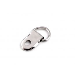 Butika.hu hobby webáruház - Táskapánt fém rögzítő elem D karikával, csavarral rögzíthető, 10mm, 2db, 930104