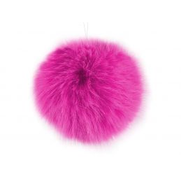 Butika.hu hobby webáruház - Műszőrme bojt, pompon, Ø11cm, 900414, pink