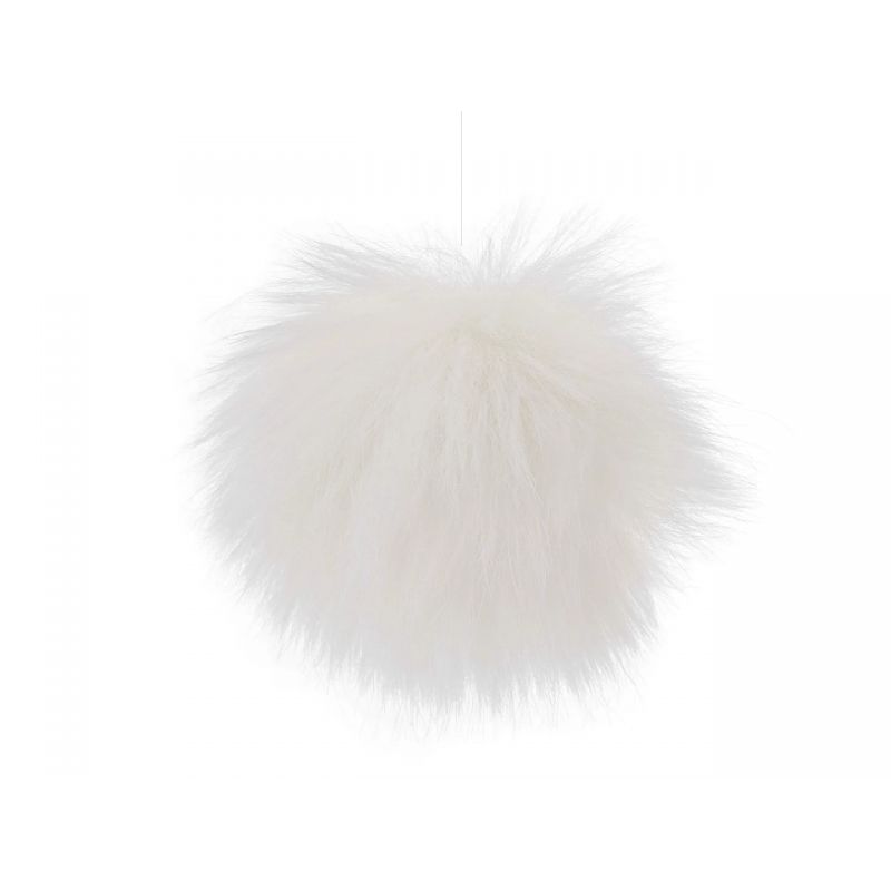 Butika.hu hobby webáruház - Műszőrme bojt, pompon, Ø8cm, 900415, világos bézs