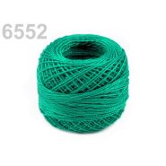 Hímzőcérna Cotton Perle Nitarna, Uni - 290104, 6552, zöld türkiz