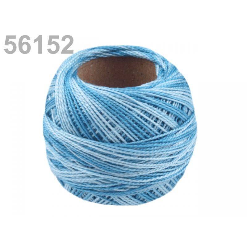 Butika.hu hobby webáruház - Hímzőcérna Cotton Perle Nitarna - policolor, 290019, 56152, ethernal blue