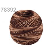 Hímzőcérna Cotton Perle Nitarna - policolor, 290019, 78392, chocolate brown