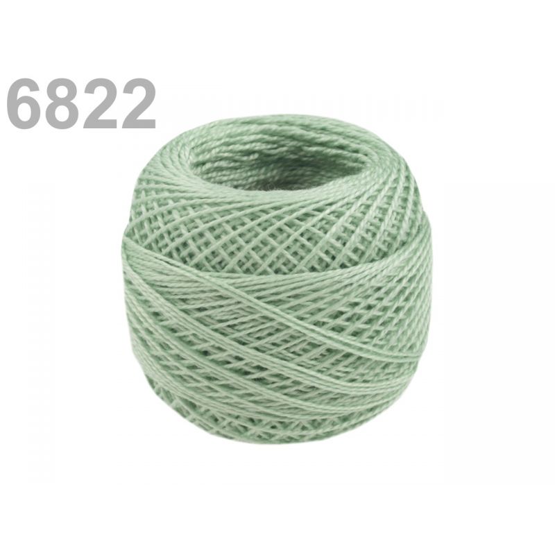 Butika.hu hobby webáruház - Hímzőcérna Cotton Perle Nitarna, Uni - 290104, 6822, celadon