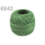 Hímzőcérna Cotton Perle Nitarna, Uni - 290104, 6842, jeges zöld