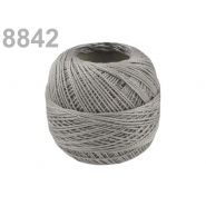 Hímzőcérna Cotton Perle Nitarna, Uni - 290104, 8842, alumínium