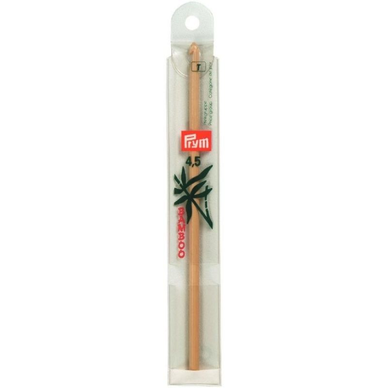Butika.hu hobby webáruház - Prym Bamboo horgolótű japán bambuszból - 4.5mm/15cm, 195605